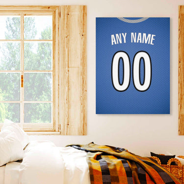 Minnesota Jersey Custom Canvas Print Wall Art for Boy Girl Men Women Basketball Personalized Canvas Art